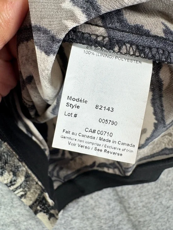 Vintage Joseph Ribkoff Animal Print Zip Up Cardigan Size 10 Maximalist Eclectic - Picture 10 of 16